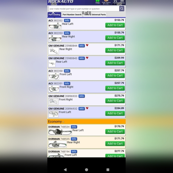 Rear passenger 2007 Cadillac STS window motor - Picture 8 of 8